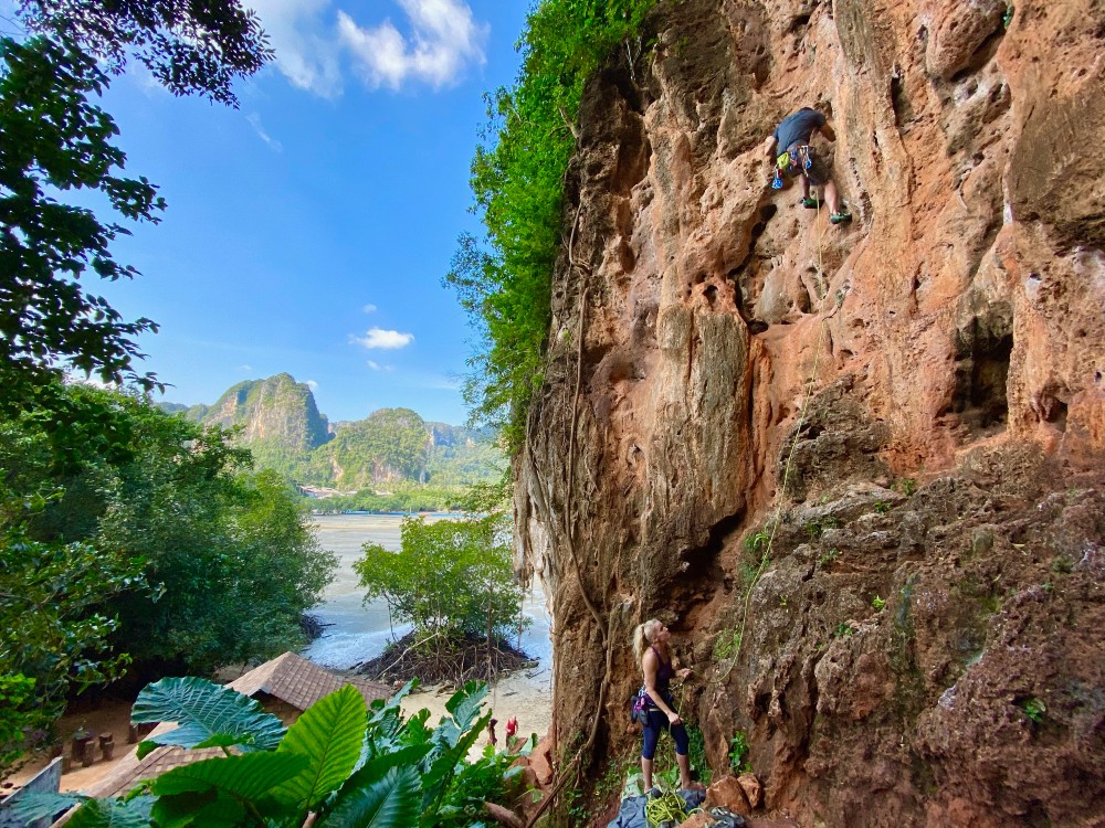 Railay Viewpoint Hike & Rock Climb In Krabi, Thailand