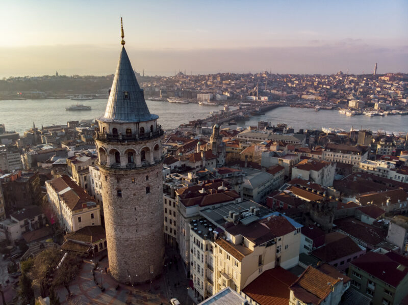 An aerial view of Galata Tower (Photo: iStockphoto)