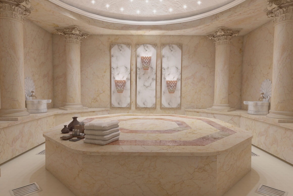 The Hot Room is an area for steam baths, exfoliating, massaging. (Photo: iStockphoto)