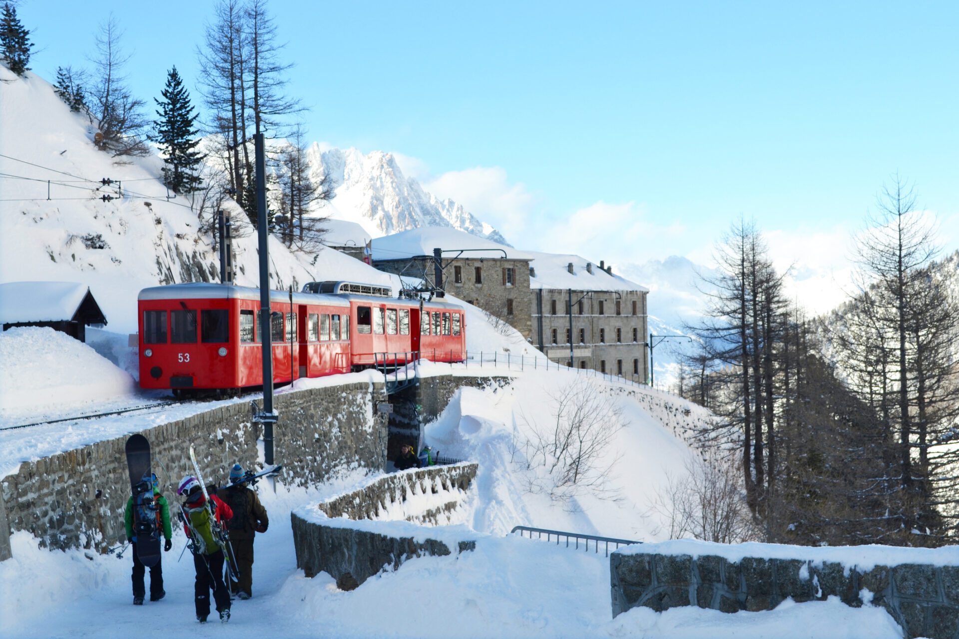 The vintage Montenvers train in Chamonix, France. (Photo: iStockphoto)