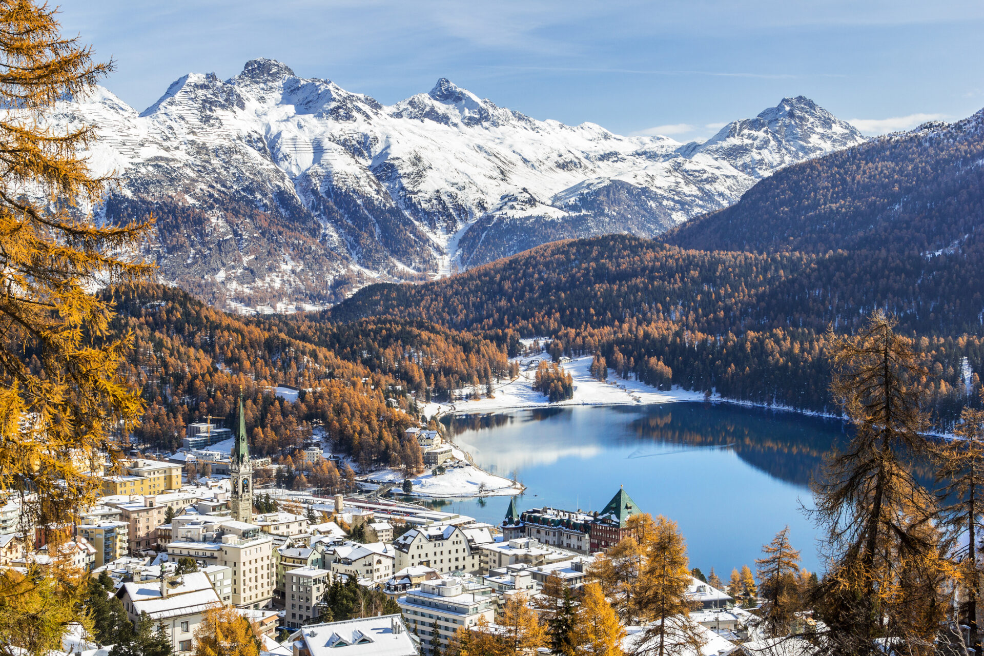 ทิวทัศน์ของ St.Moritz (รูปภาพ: iStockphoto)