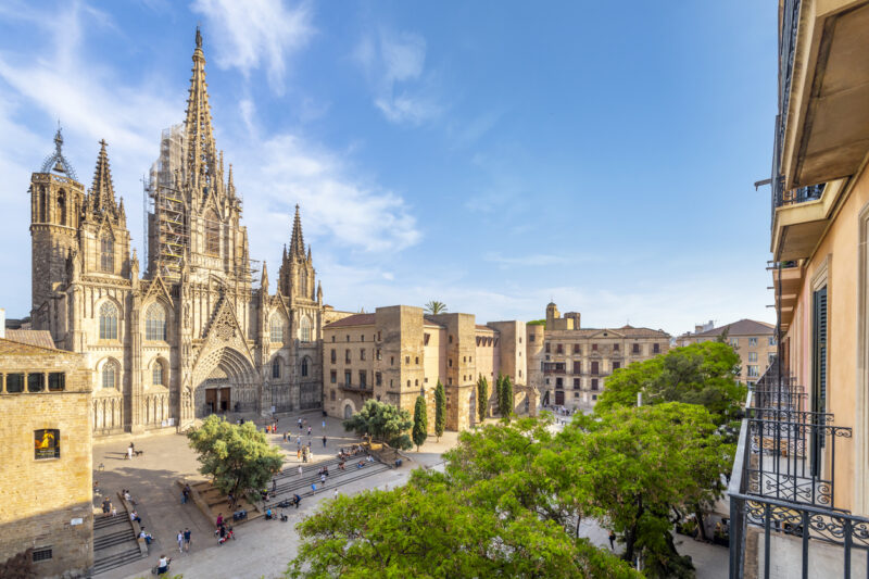 Barcelona Cathedral in the Gothic Quarter of Barcelona. (Photo: iStockphoto)