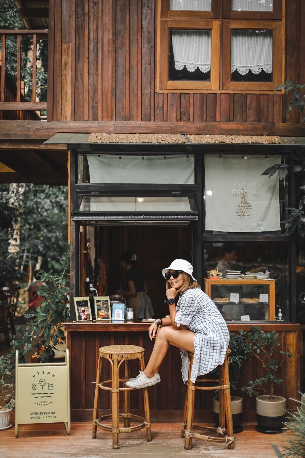 Café in Ban Mae Kampong (Photo: Anocha)