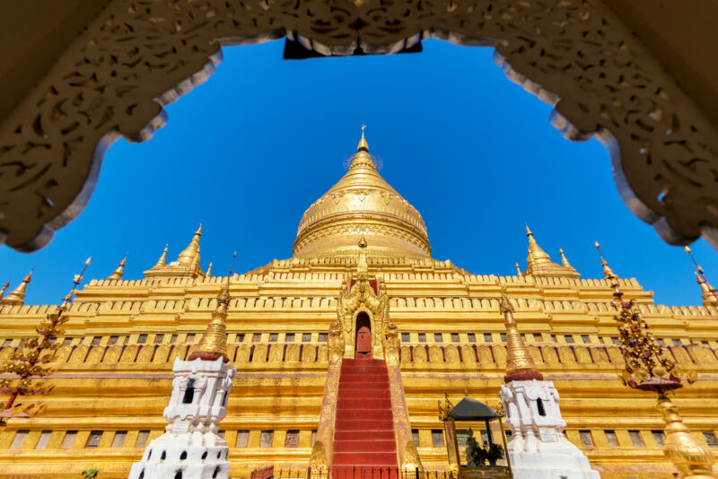 เจดีย์ชเวสิกอง เมืองพุกาม (รูปภาพ: iStockphoto)