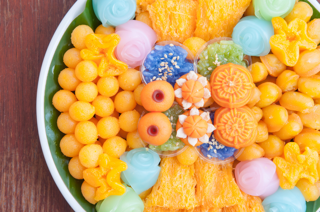 ขนมไทยหลากชนิด (รูปภาพ: iStockphoto)