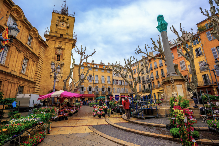 โซนเมืองเก่าของ Aix-en-Provence (รูปภาพ: iStockphoto)