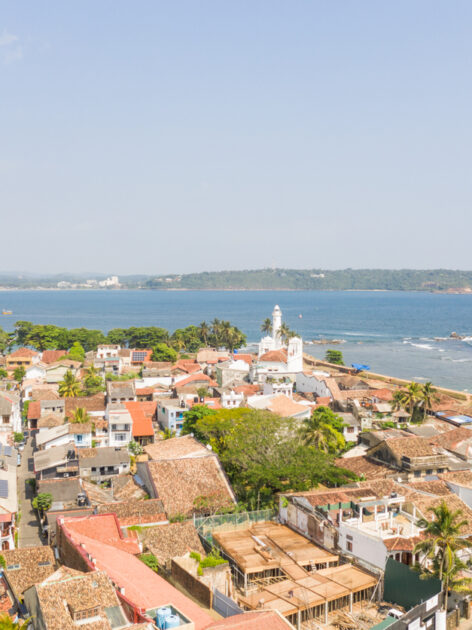 An aerial view of the old city in Galle (Photo Credit: iStockphoto)