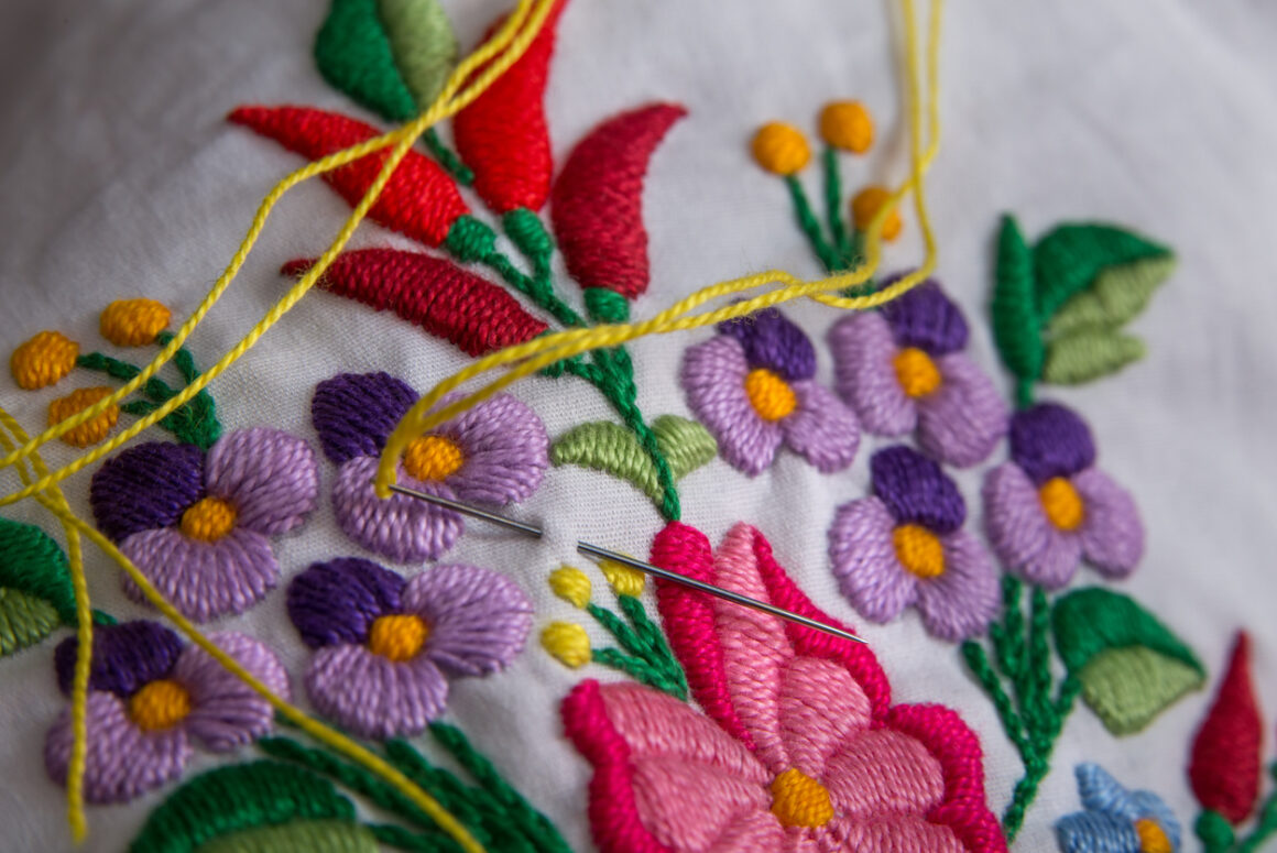 A unique embroidery of Hungary (Photo Credit: iStockphoto)