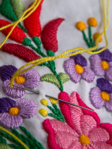 A unique embroidery of Hungary (Photo Credit: iStockphoto)