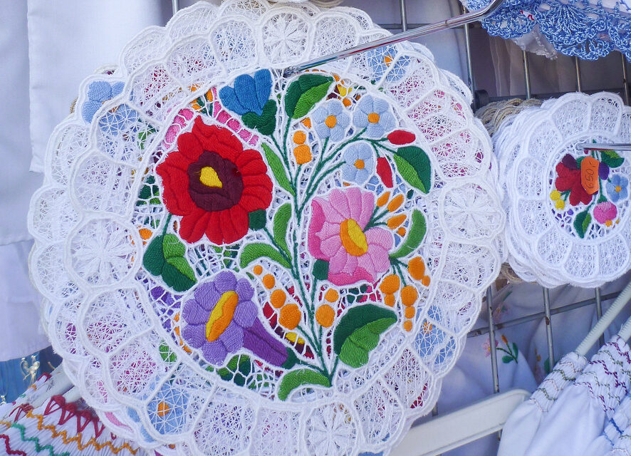 Kalocsa embroidery (Photo Credit: iStockphoto)