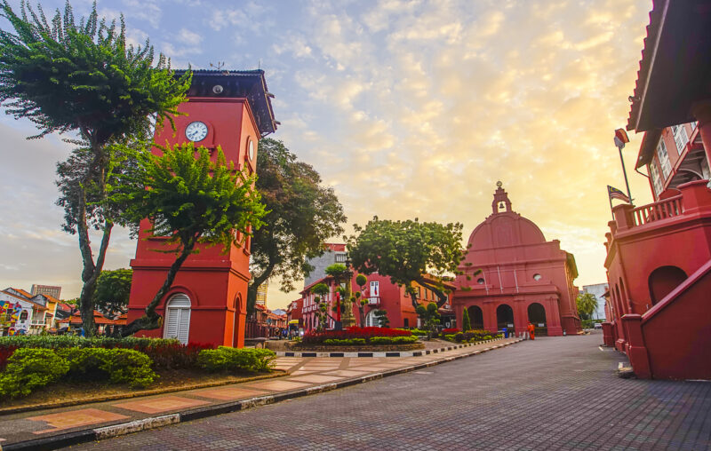 กลุ่มอาคารสีแดงบริเวณ Dutch Square (เครดิตรูปภาพ: iStockphoto)