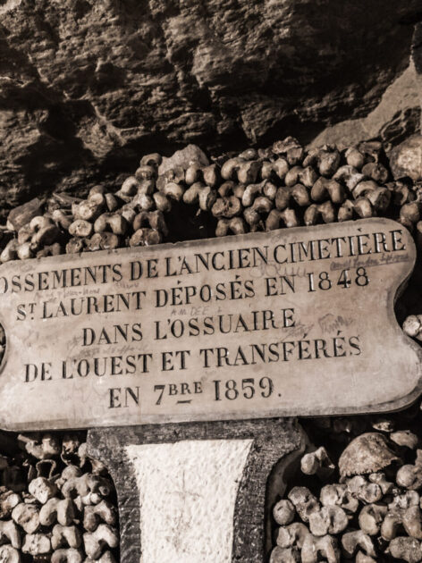 Skulls inside the Catacombs of Paris (Photo Credit: iStockphoto)