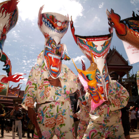 Phi Ta Khon masks (Photo Credit: iStockphoto)