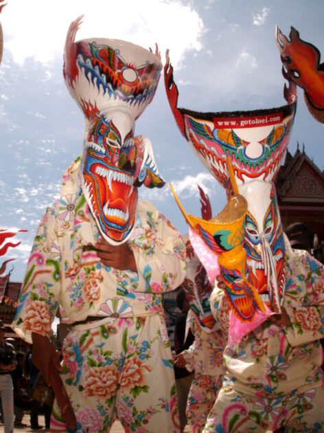 Phi Ta Khon masks (Photo Credit: iStockphoto)