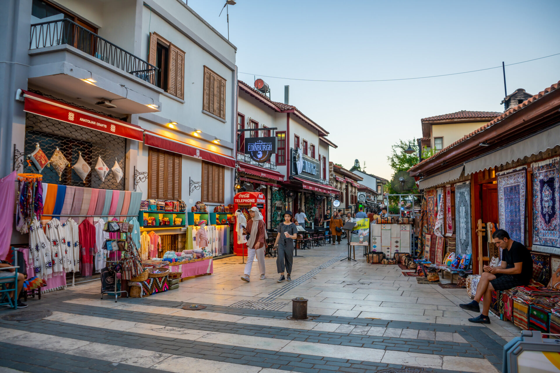 Souvenir shops in the old town (Photo Credit: iStockphoto)