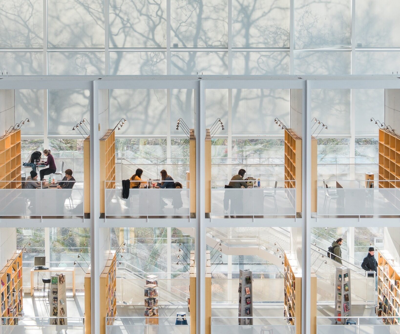 The interior of Malmö City Library (Photo Credit: Facebook: Malmöstadsbibliotek)