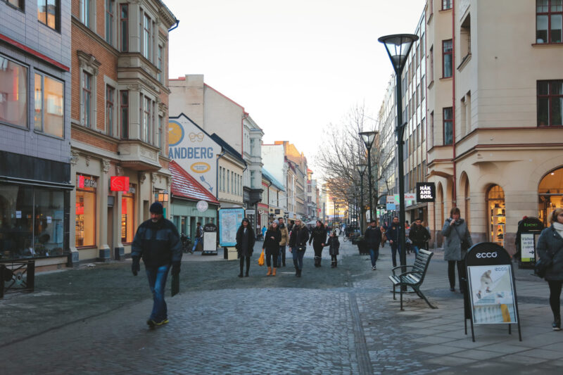 The Södergatan shopping street (Photo Credit: iStockphoto)