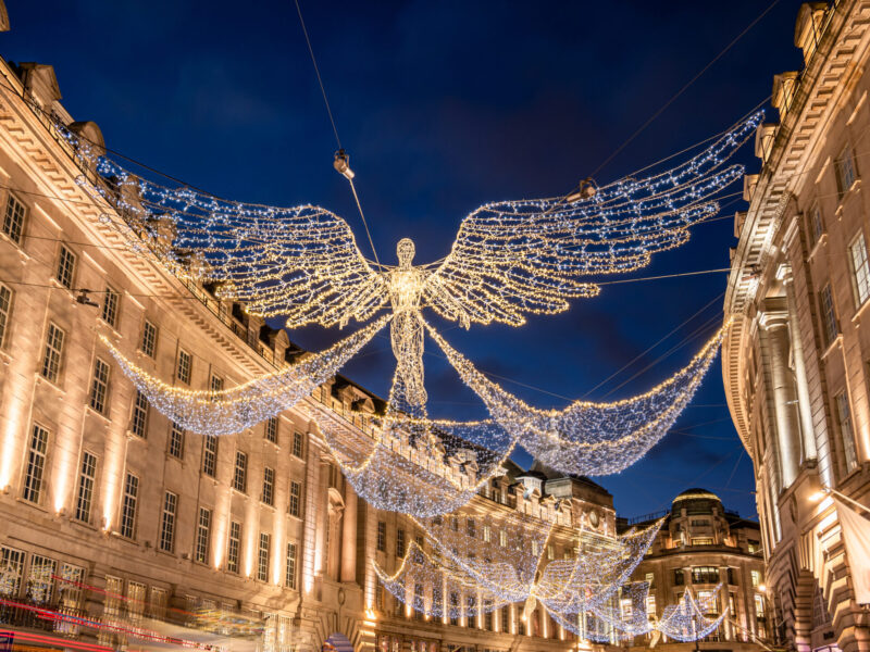 Regent Street is London's pioneer of festive illumination. (Photo Credit: iStockphoto)