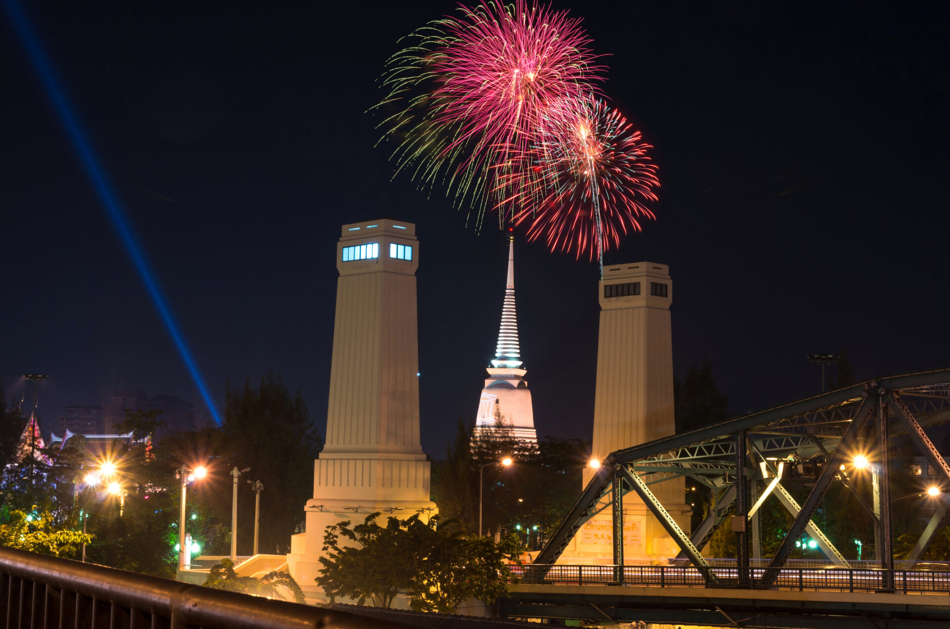 Wat Prayoon stands majestically, located at the base of the Memorial Bridge. (Photo Credit: iStockphoto)