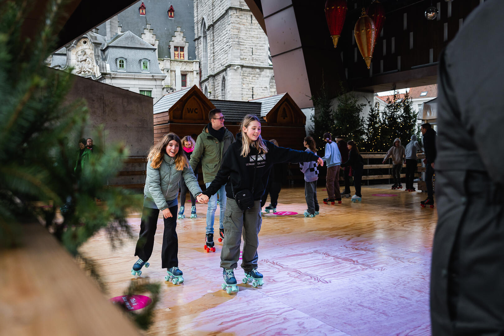 ลานสเก็ตที่ City Pavilion (เครดิตรูปภาพ: visit.gent - Stad Gent - Dienst Toerisme)