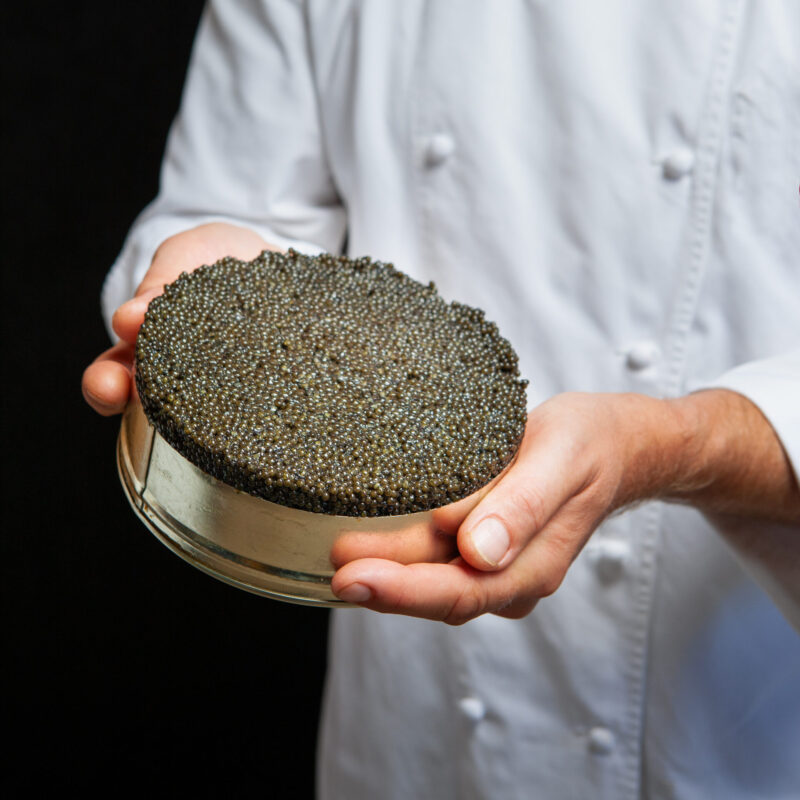 Caviar, derived from the Persian word for "seasoned fish eggs," is a luxurious delicacy renowned for its delicate flavor profile. Crafted from the finest roe, it is seasoned with a precisely balanced salt, neither overwhelming nor too subtle, allowing the natural taste of the fish eggs to shine. To preserve its exceptional quality and achieve its signature mellow richness, caviar is meticulously stored at a temperature of -10°C, ensuring an unparalleled tasting experience. (Photo Credit: iStockphoto)