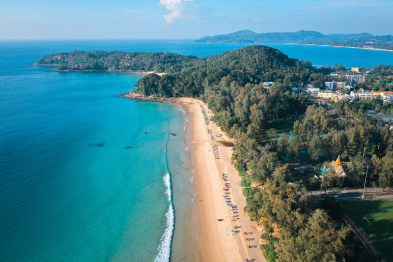 The view from the tip of the beach, where the land juts out into the sea, is truly spectacular. (Photo Credit: iStockphoto)