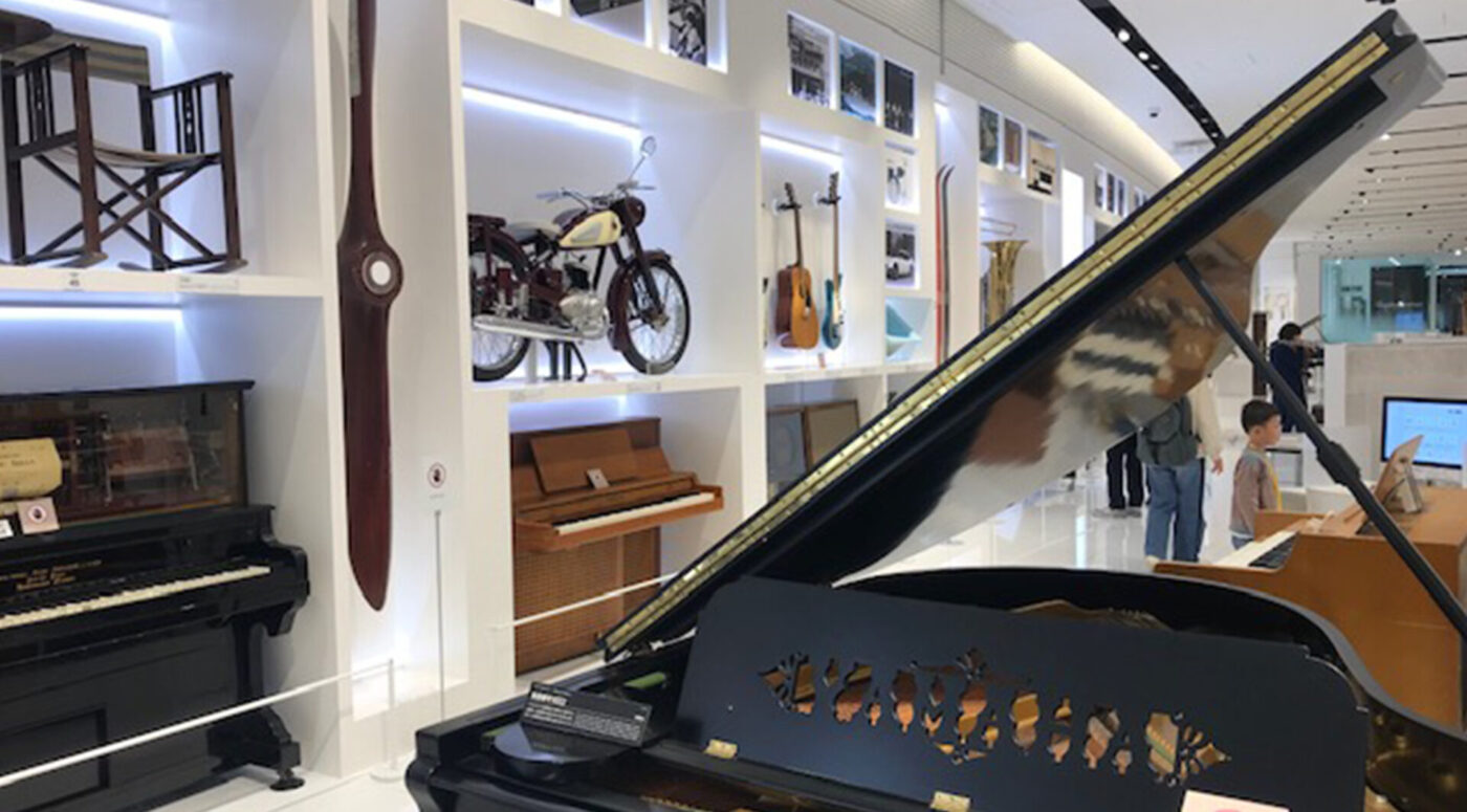 Yamaha products through the ages. (Photo Credit: Tassanee Y.)