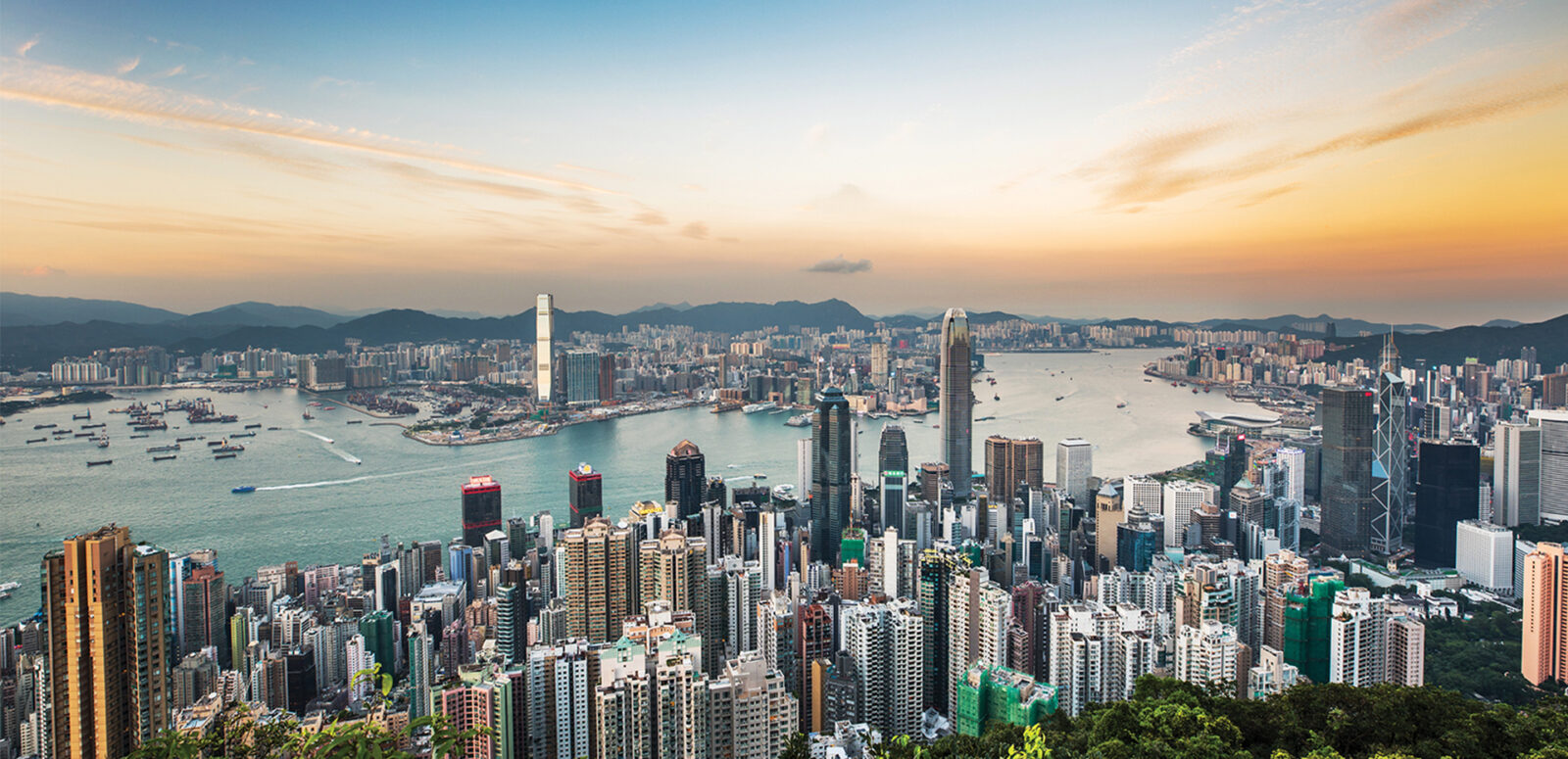 Victoria Harbor in the present day