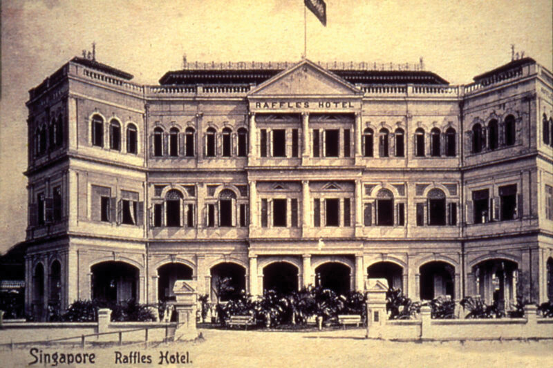 Raffles Hotel Singapore in its early days