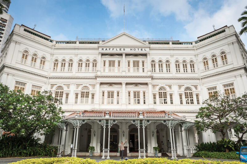 Raffles Hotel Singapore in the present day