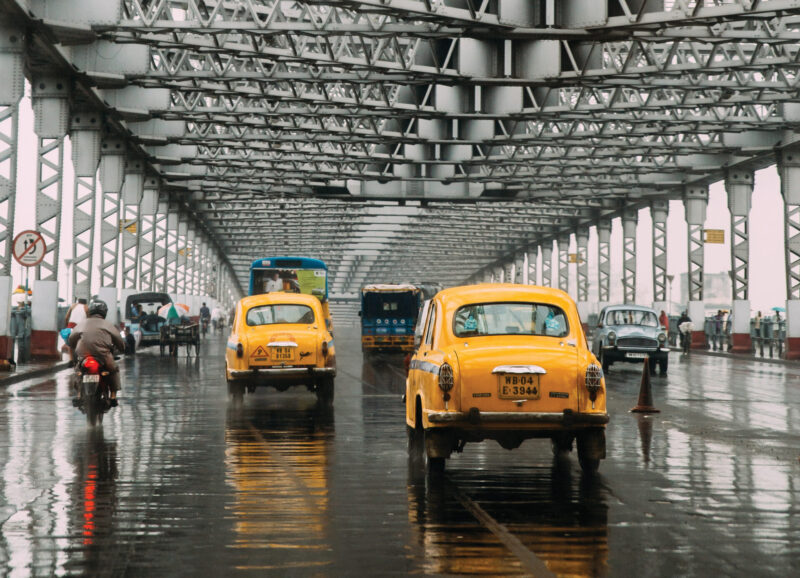 Kolkata's iconic yellow taxis