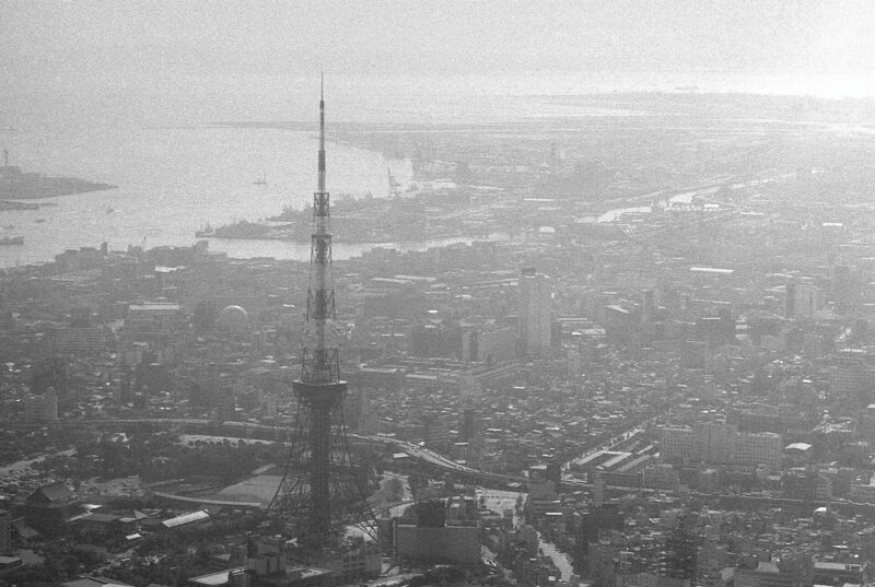 Tokyo Tower in its early days