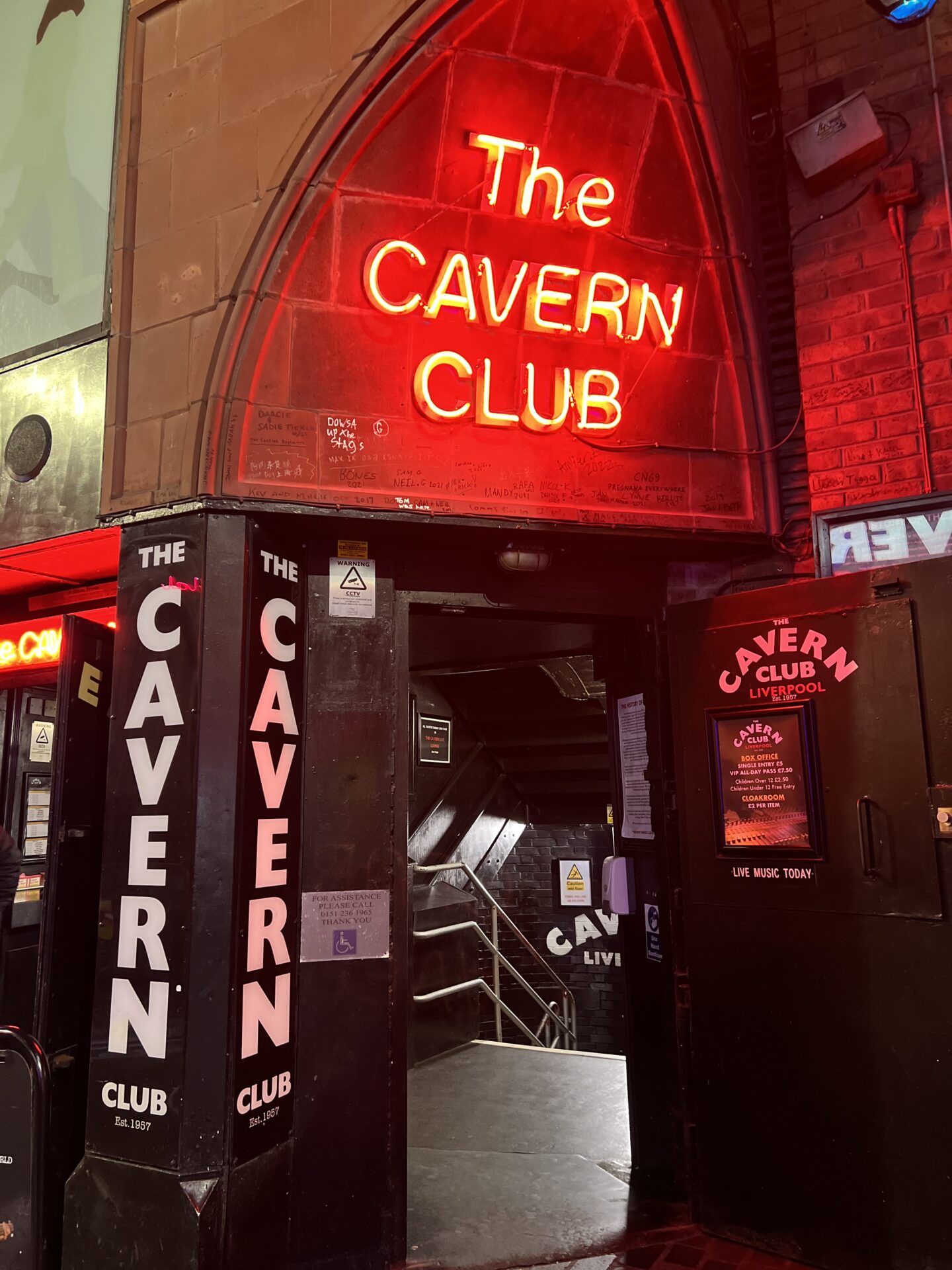 The legendary cavern club