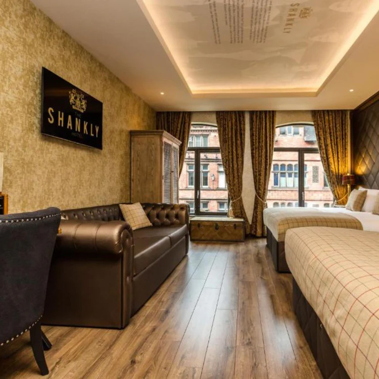 The room in The Shankly Hotel