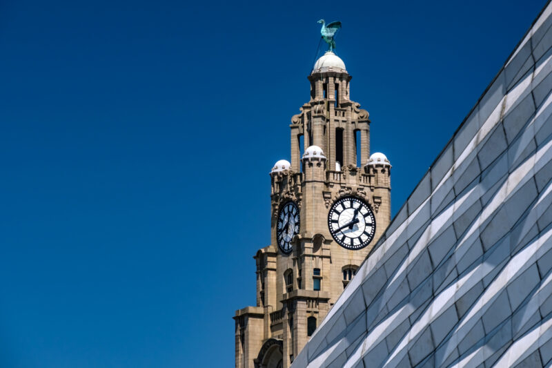 The iconic Royal Liver Building