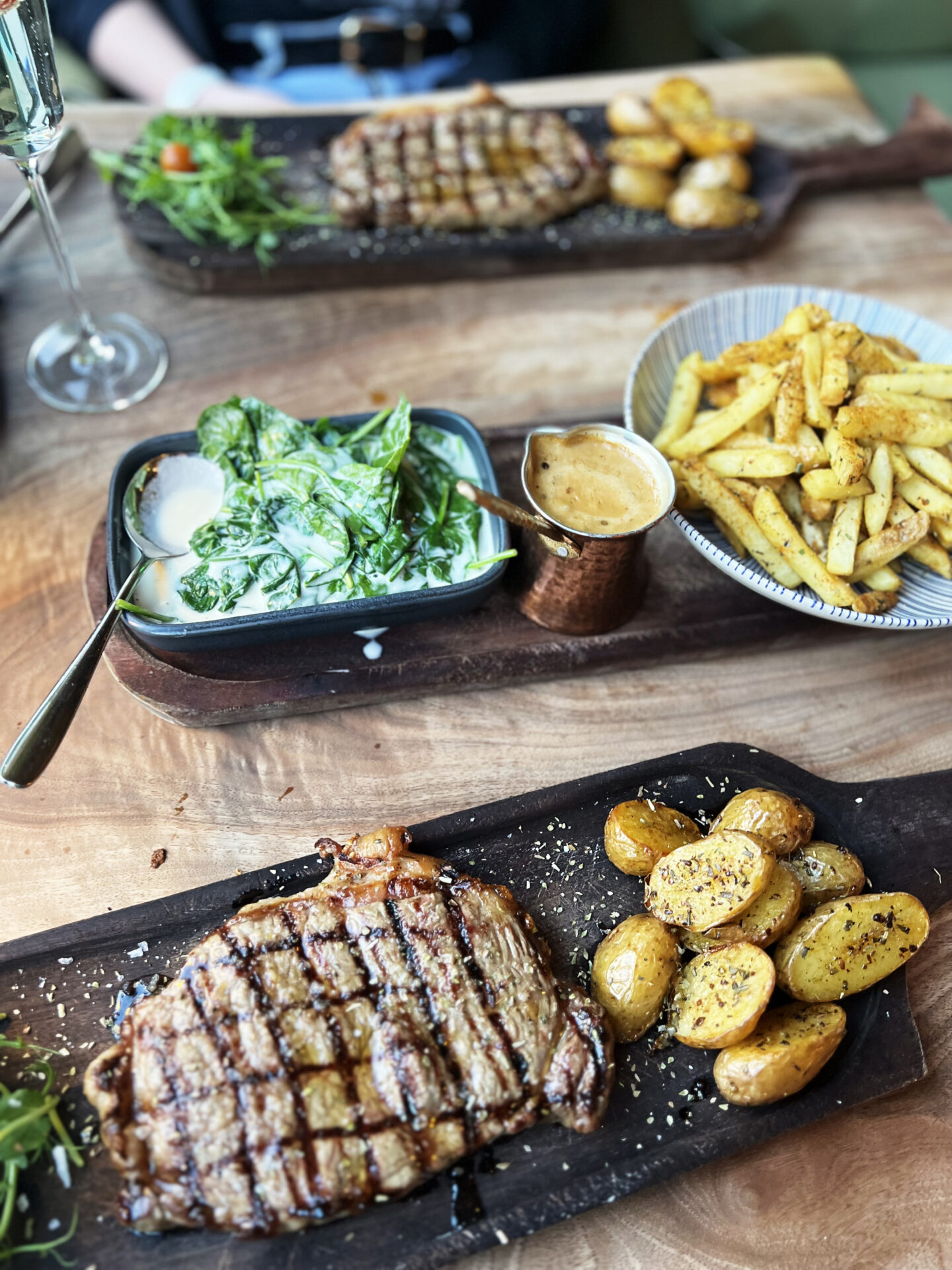 Perfect cooked steak at La Gomera in Lark Lane