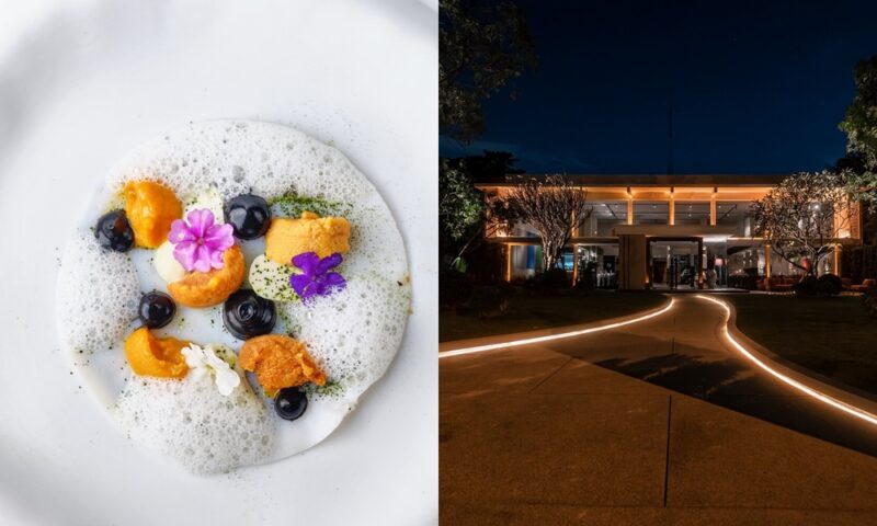 The art on the plate at CLARA.