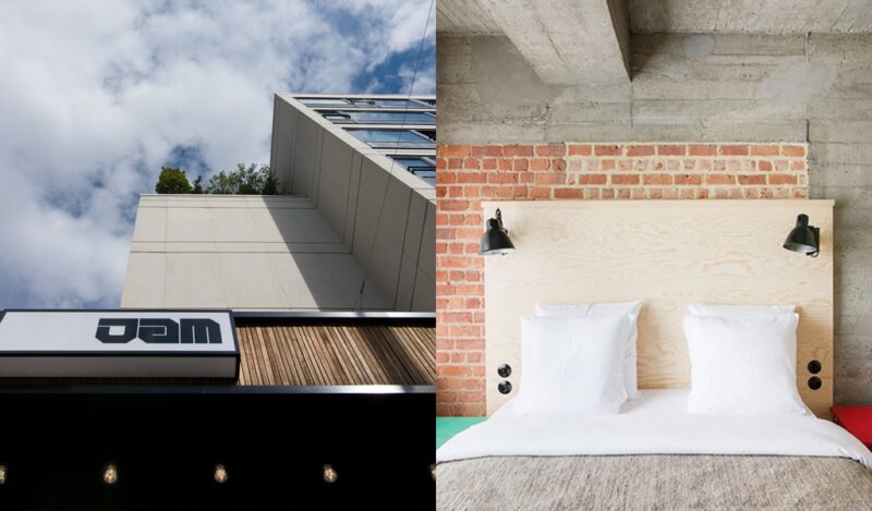 Jam Hotel in Brussels is listed in the Michelin Guide Hotels.