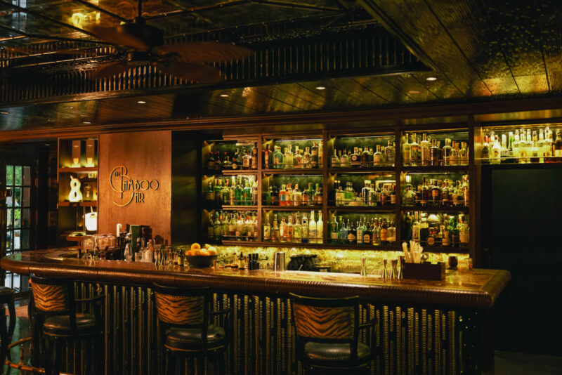 The legendary Bamboo Bar.