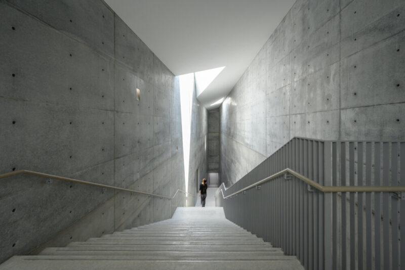 Naoshima New Museum of Art designed by Tadao Ando.