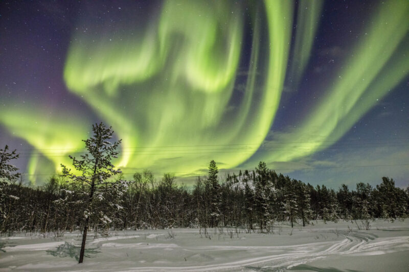 Chasing the Northern light.
