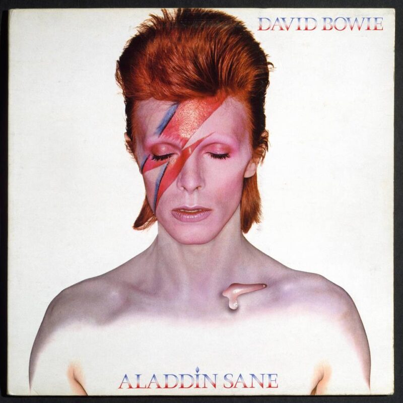 Aladdin Sane album cover, Duffy and Philo, 1970, Uk. Museum no: E.583-1985. © Victoria and Albert Museum, London