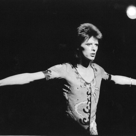 David Bowie, photograph, by Kevin Cummins, mid 1970s, UK