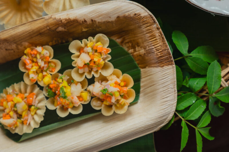 A delicious ‘Yam Nai Nang Kratong Thong’.
