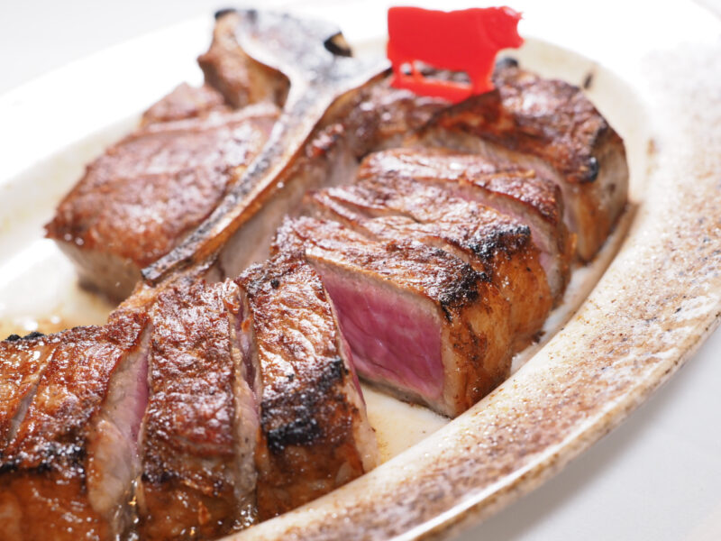 Wolfgang’s famous USDA Prime dry-aged steak.