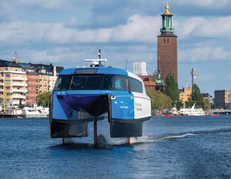 Commute in style in Stockholm.