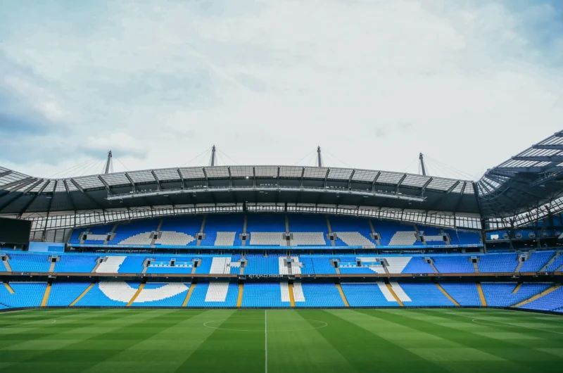 Etihad Stadium, the home of Manchester City.