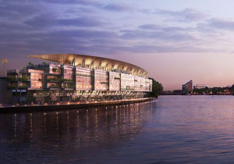 The home of Fulham FC by the River Thames.