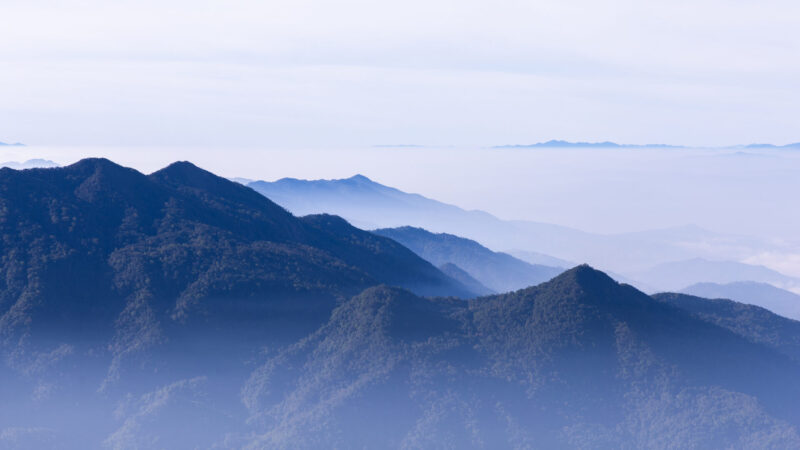Doi Inthanon National Park marks the highest point of Thailand.