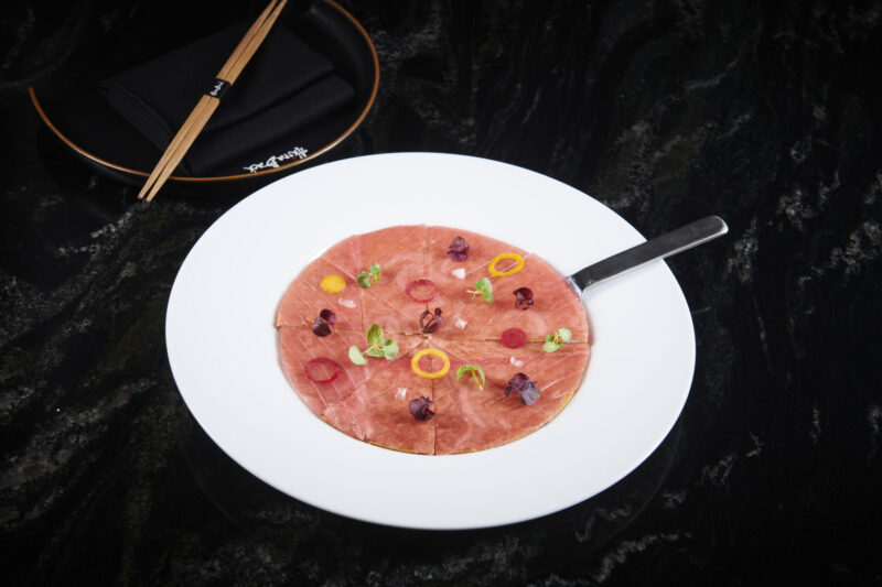 The famous tuna pizza.